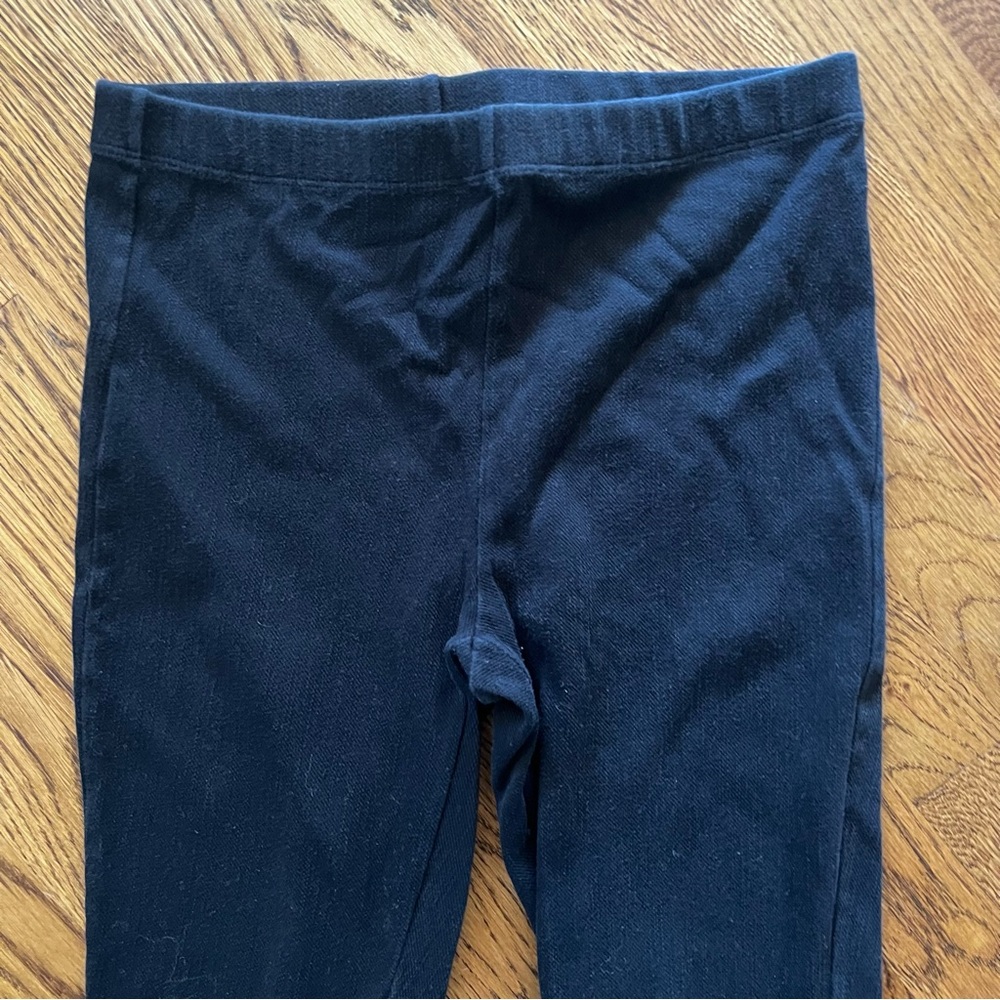 Lauren Ralph Lauren Black Leggings with Brown Accents - Picture 3 of 5